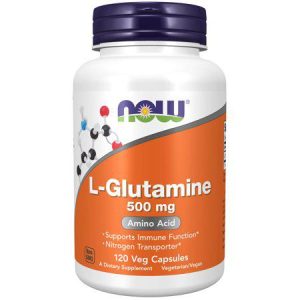 NOW L-Glutamine 500 mg Capsules