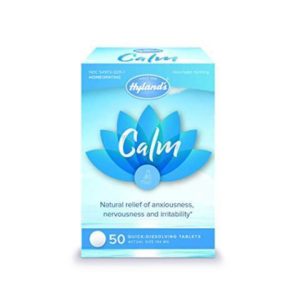 Hyland's Naturals Calm Tablets, Stress Relief Supplement, Natural Relief of Anxiousness, Nervousness, and Irritability