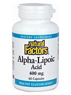 Natural Factors Alpha-Lipoic Acid 400 mg 60 Capsules