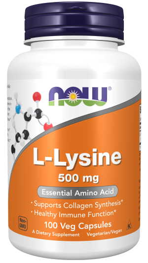 NOW Supplements, L-Lysine 500 mg