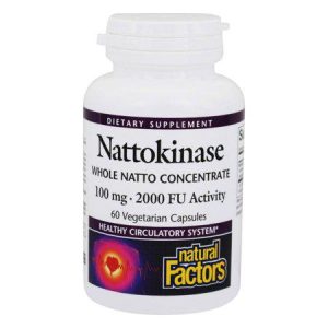 Natural Factors Nattokinase Whole Natto Concentrate 2000 FU