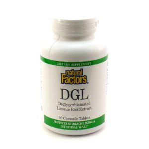 Natural Factors Licorice Extract Chewable DGL 400 mg