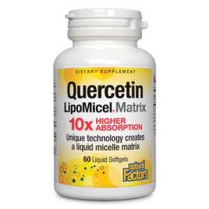 Natural Factors Quercetin Lipomicel Matrix 250 mg Softgels