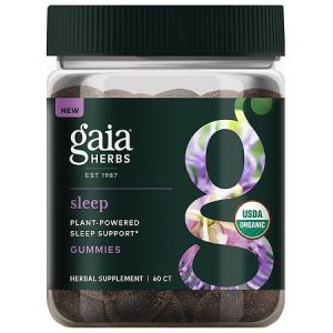Gaia Organic Sleep Gummies Support 40 Count