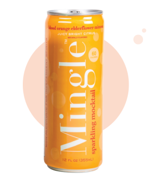 Mingle Mocktails Blood Orange Elderflower Mimosa Juice