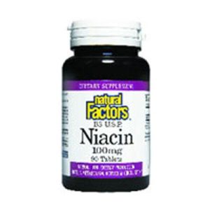 Natural Factors Niacin 100mg