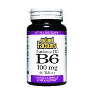 Natural Factors B6 100mg