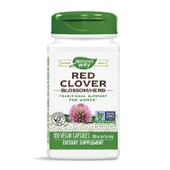 Nature's Way Red Clover Blossom / Herb 400 mg Non-GMO Project & Tru-id? Certified 100 ct