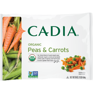 Cadia Organic Peas & Carrots Frozen
