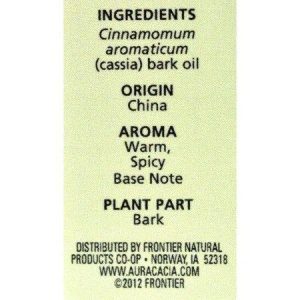 Aura Cacia Pure Essential Oil Cassia Bark
