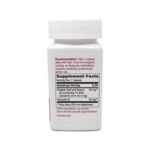 Nature’s Way Oregano Oil 75-85% Carvicol 60 Vcaps