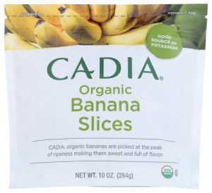 Cadia Fruit Banana Sliced Org - 10OZ Frozen