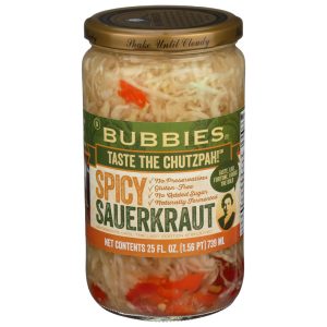 Bubbies Spicy Sauerkraut 25oz
