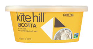 Kite Hill Ricotta Artisanal Cheese. Dairy Free