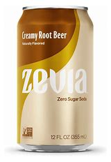 Zevia Soda Creamy Root Beer 12oz