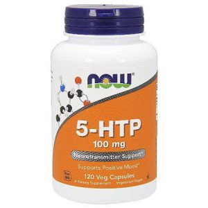 NOW 5-HTp (5-HydroxyTryptophan) 100 mg Support* 120 Capsules