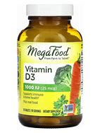 Megafood Vitamin D3 1000 Iu 60tab