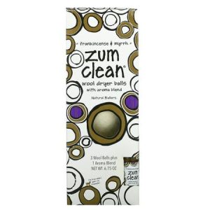 Zum Clean Wool Dryer Balls Frankincense Myrrh