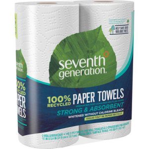 Seventh Generation Paper Towels, 100% Recycled Paper, 2-Ply