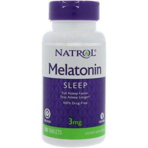 Natrol® Melatonin Time Release Sleep Aid Tablets Supplement mg