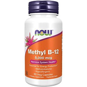 NOW Methyl B-12 5000MCG 90 Veg Capsules