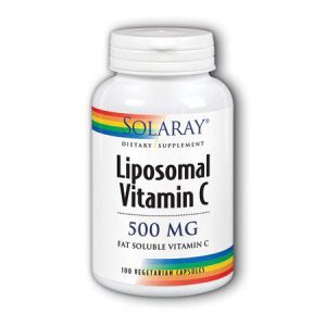 Solaray Liposomal Vitamin C 500mg, Healthy Immune Function, Collagen Synthesis & Antioxidant Support, Vegan