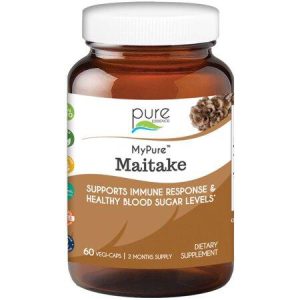 Mypure Maitake Organic Mushroom Supplement by Pure Essence - 100% Real Mushroom Extract for Immune System Support Stress