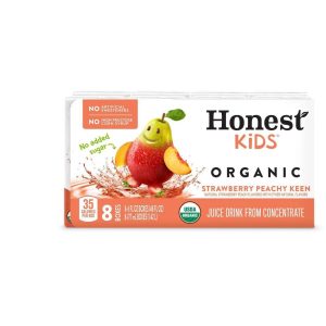 Honest Kids Organic Strawberry Peach KEEN Juice Drink