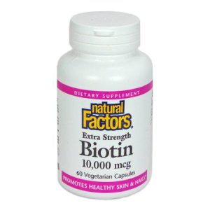Natural Factors Extra Strength Biotin 10,000 mcg