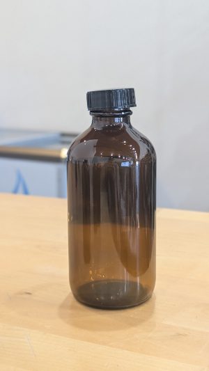 Bottle Amber Glass 8oz