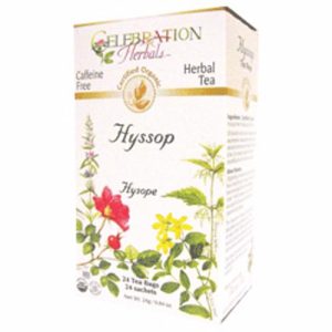 Celebration Herbals Organic Hyssop Tea 24 bags
