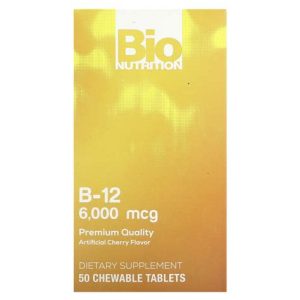 Bio Nutrition B-12 6,000mcg 50chew+