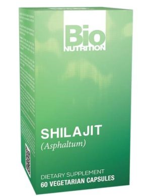 Bio Nutrition Shilajit (Asphaltum) 60 Vegetarian Capsules