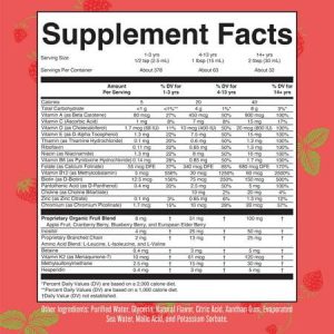 Mary Ruth's Liquid Morning Multivitamin, Sugar Free, Strawberry