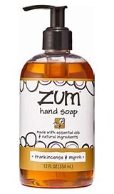 Zum Hand Soap Frankincense & Myrrh 12oz