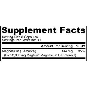 Jarrow Formulas Magmind Magnesium L-Threonate (Magtein) 90 cap