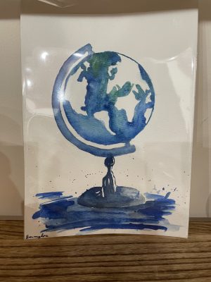 Emmylou Watercolor Art