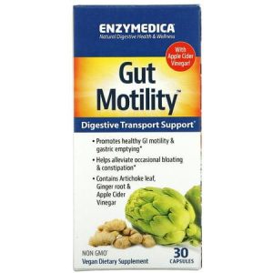 Enzymedica Gut Motility Transport Support Capsules