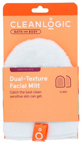 Cleanlogic Dual Texture Face Mitt