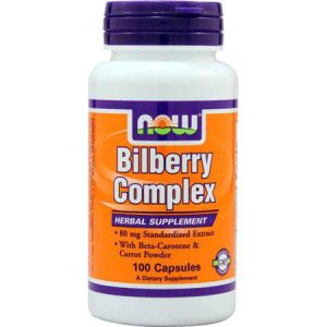 NOW - Bilberry Complex 80mg 100VCap