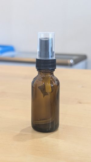 Bottle Amber Glass Mister 1oz