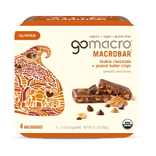 Go Macro Double Chocolate Peanut Butter- ORG 2.3oz