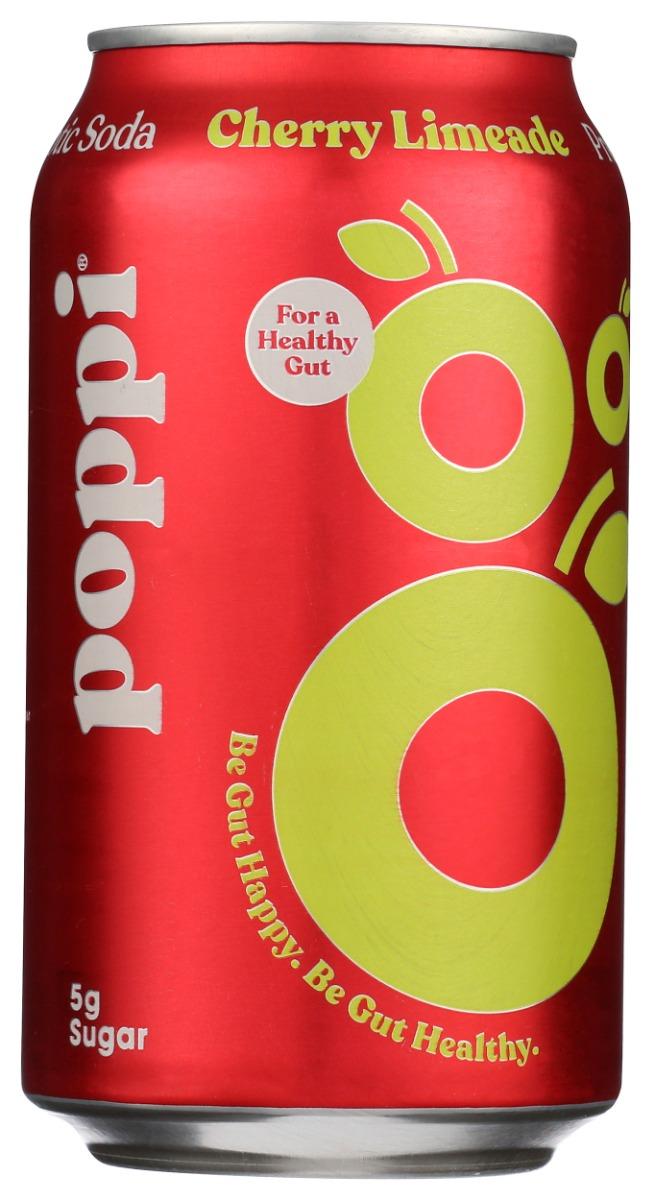 Poppi 12 Fl Oz Cherry Limeade Prebiotic Soda Single