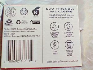 Numi Organic Tea Hibiscus, 16 Count Box of Tea Bags