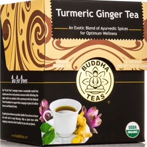 Buddha Org Turmeric/Ginger Tea 18Tb