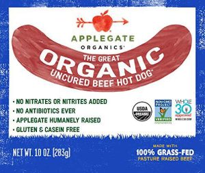 Applegate: Uncured Beef Hot Dog