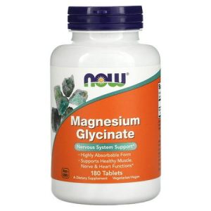 NOW Magnesium Glycinate 180t 200mg