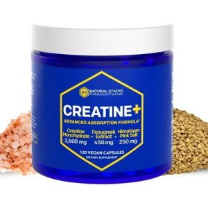 Natural Stacks Creatine Monohydrate 120vc