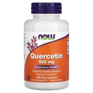 NOW Quercetin 500 mg, 100vcap