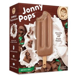 JonnyPops Dark Chocolate & Cream Frozen Bars